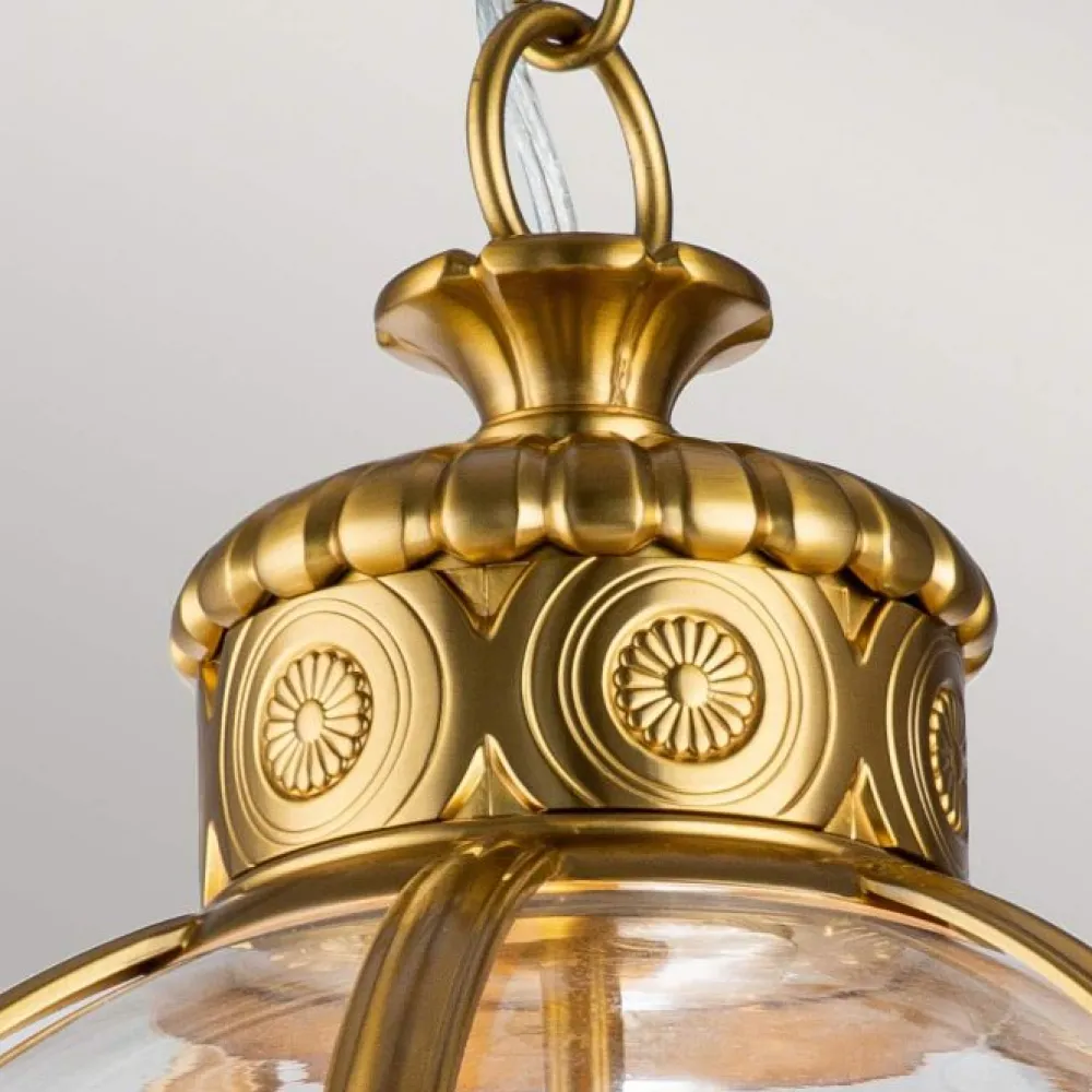 New Elstead Lighting Adams Ø37 taklampa Mässing
