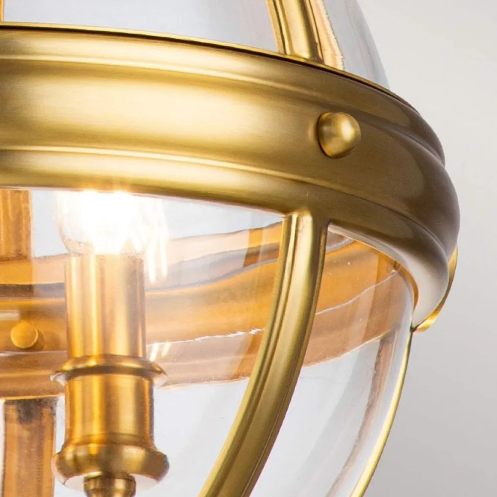 New Elstead Lighting Adams Ø37 taklampa Mässing