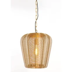 Light & Living Adeta Ø30 taklampa Guld