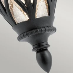 Clearance Elstead Lighting Admirals Cove utelampa Svart