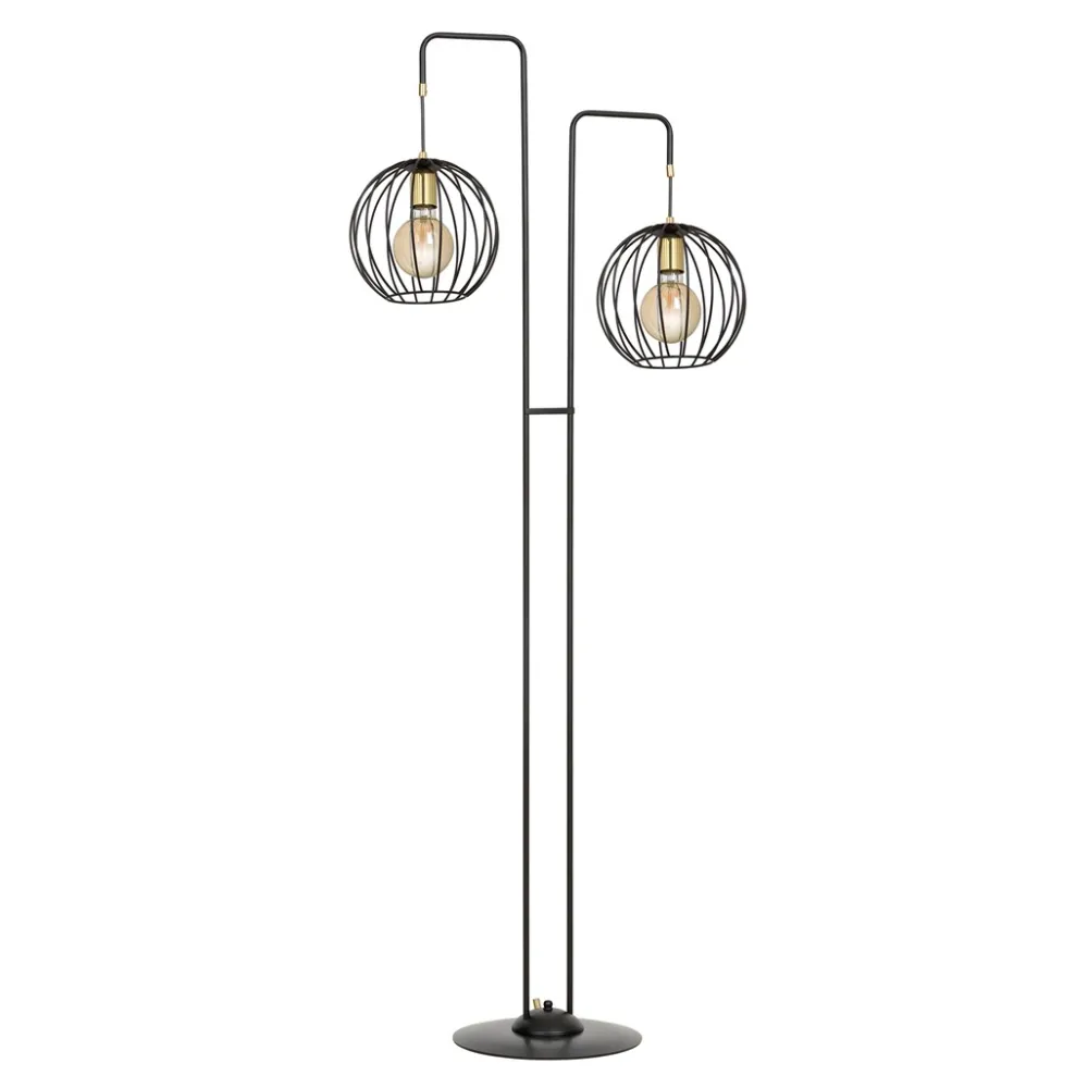 Discount Emibig Lighting Albio Lp2 golvlampa Svart