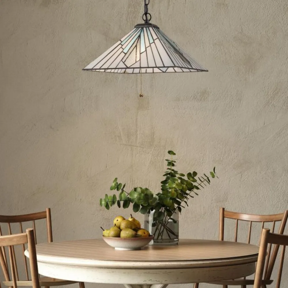 Hot Elstead Lighting Alderley 38cm Flerfärgad