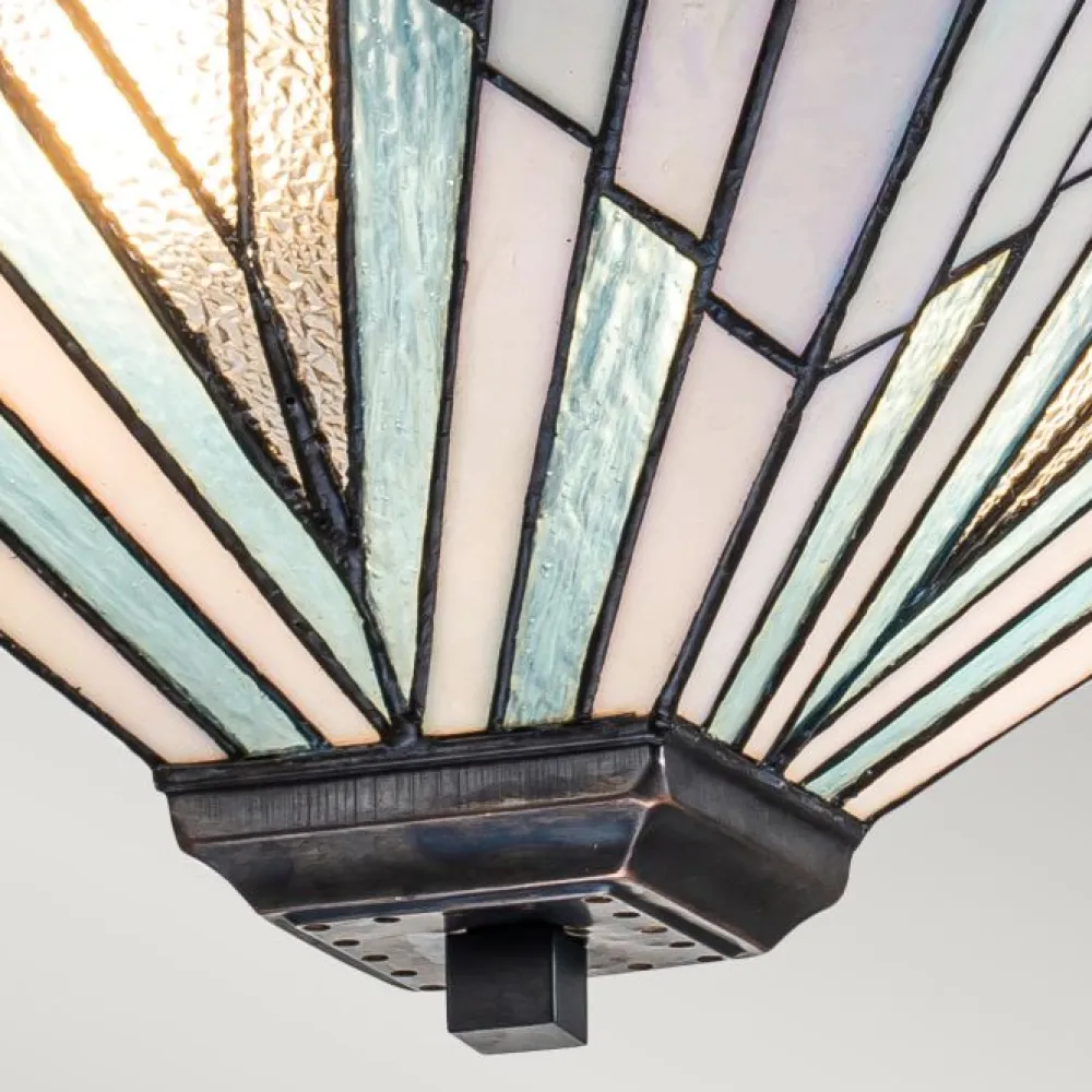 Hot Elstead Lighting Alderley 38cm Flerfärgad