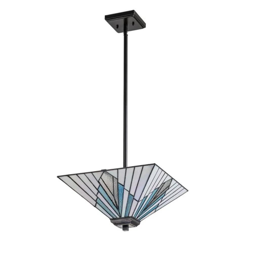 Hot Elstead Lighting Alderley 38cm Flerfärgad