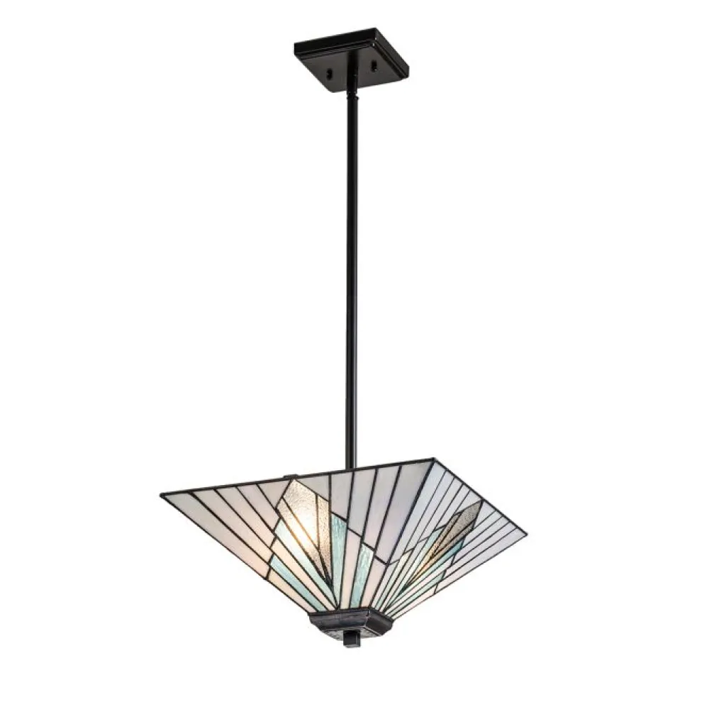 Hot Elstead Lighting Alderley 38cm Flerfärgad
