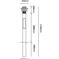 Online Westal Alefors 125cm pollare