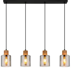 Online Globo Lighting Aleidis 78cm taklampa Rökfärgad