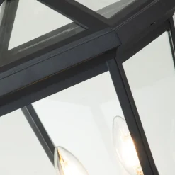 Outlet Elstead Lighting Alford Place 50cm Svart