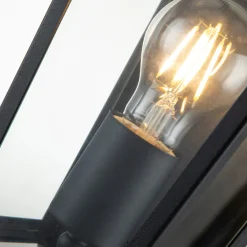 Clearance Elstead Lighting Alford Place 30cm utelampa Svart