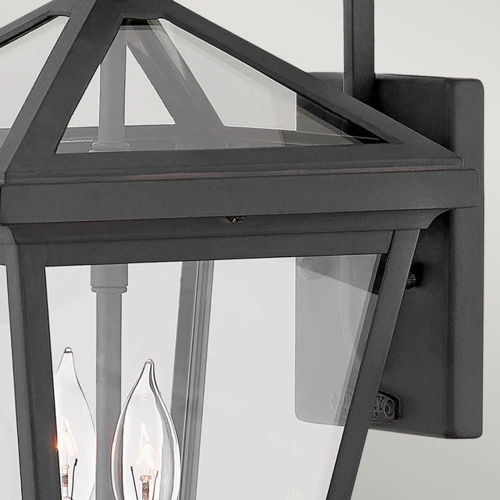 New Elstead Lighting Alford Place 37cm utelampa Svart