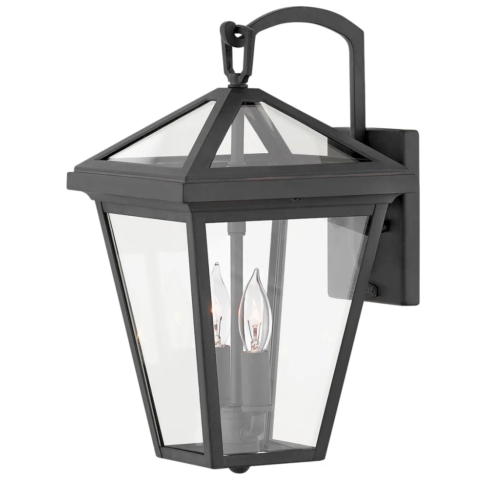 New Elstead Lighting Alford Place 37cm utelampa Svart