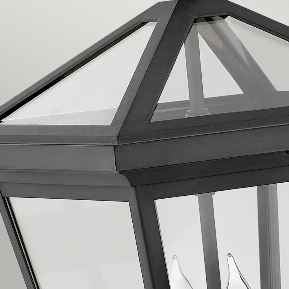 Hot Elstead Lighting Alford Place 46cm utelampa Svart