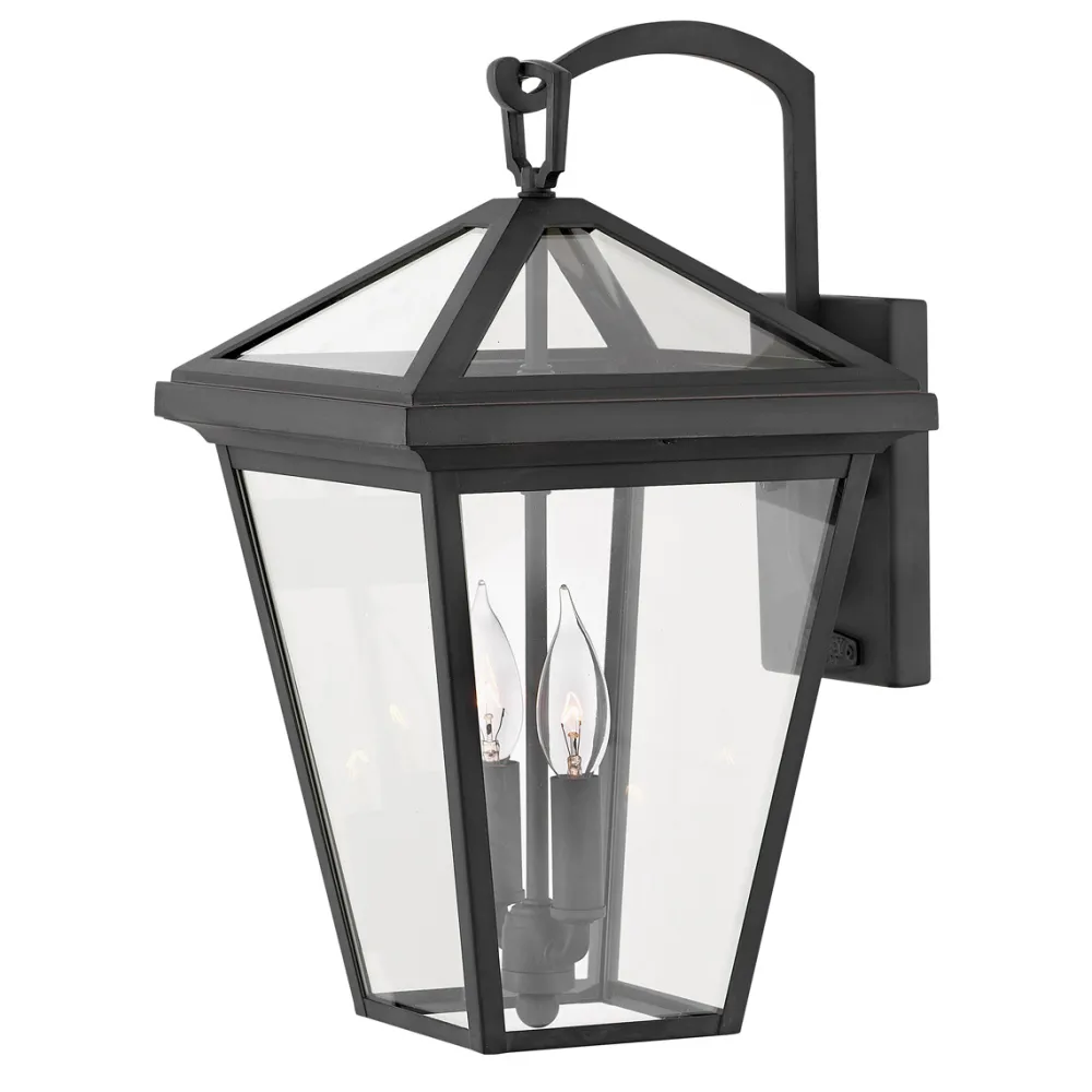 Hot Elstead Lighting Alford Place 46cm utelampa Svart