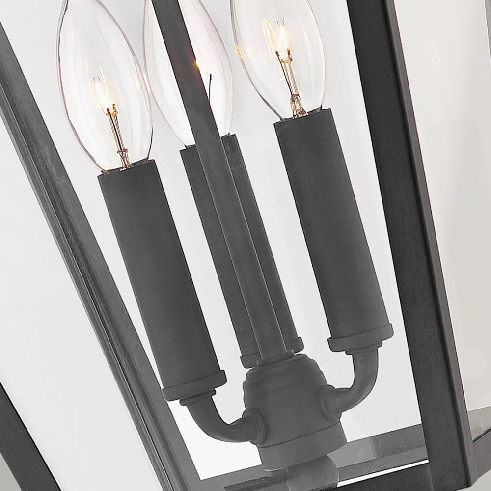 Best Elstead Lighting Alford Place L Svart