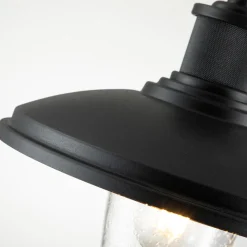 Outlet Elstead Lighting Allenbury utelampa Svart