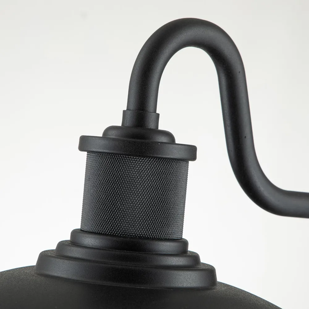 Outlet Elstead Lighting Allenbury utelampa Svart