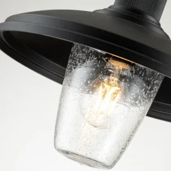 Outlet Elstead Lighting Allenbury utelampa Svart