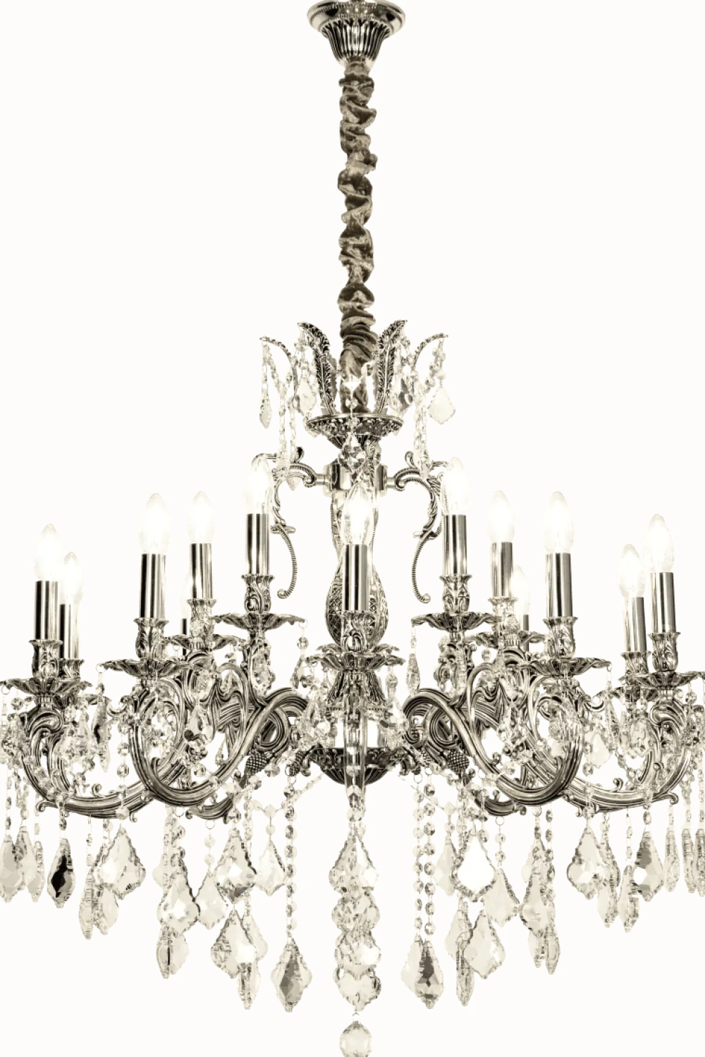 Aneta Lighting Allington Ø85 kristall Antiksilver