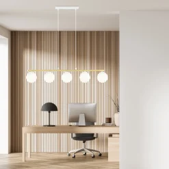 Discount Emibig Lighting Allora 105cm taklampa Vit
