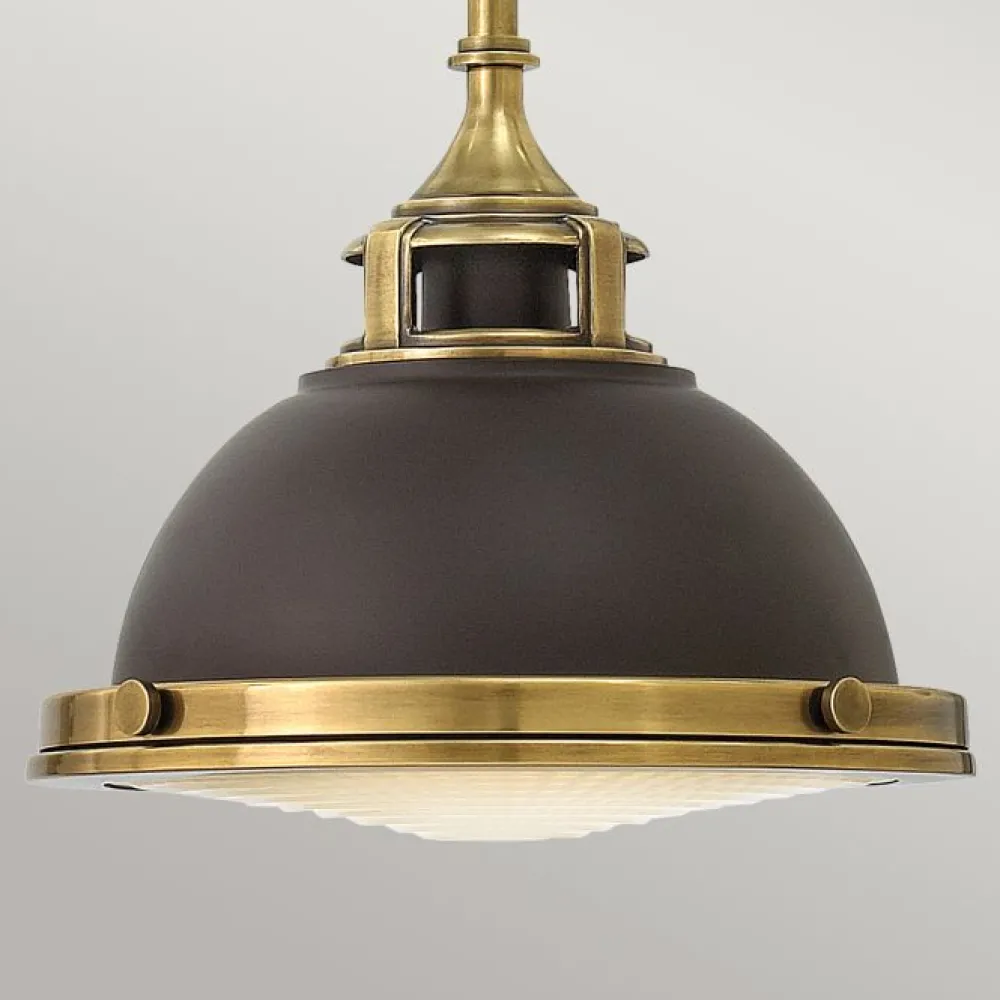 Elstead Lighting Amelia Ø30 taklampa Brons/mässing