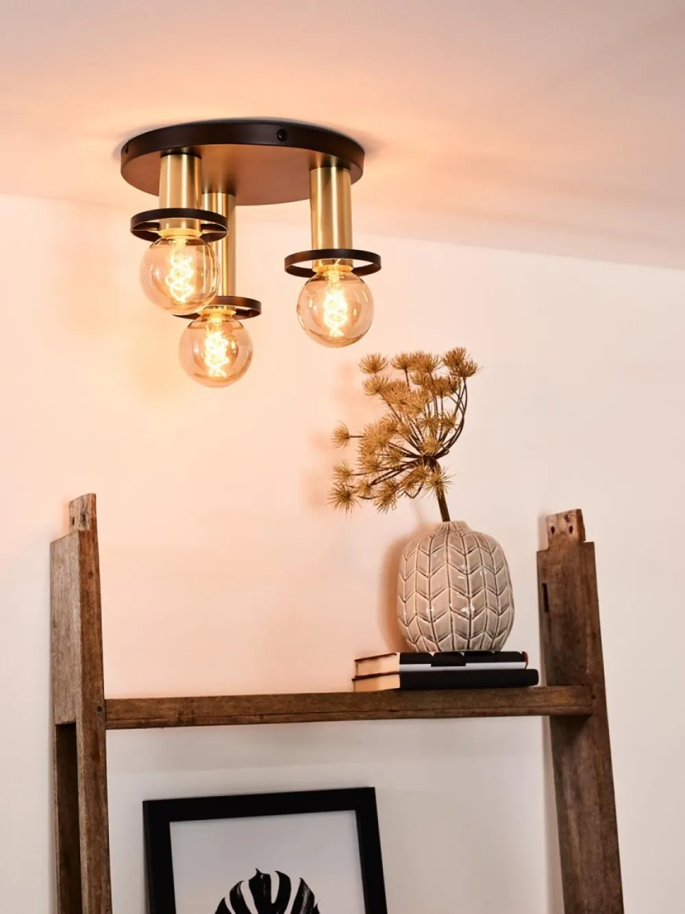 Clearance Lucide Anaka Ø30 plafond Svart