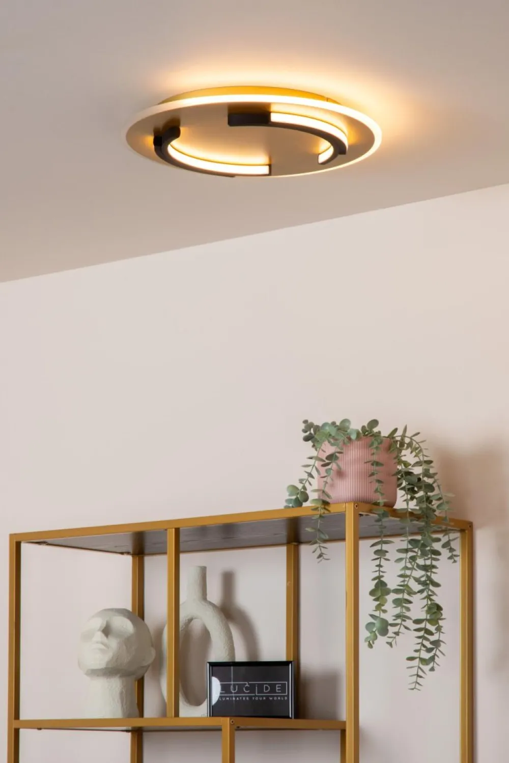 Online Lucide Andreas Ø40 plafond Mattguld/mässing