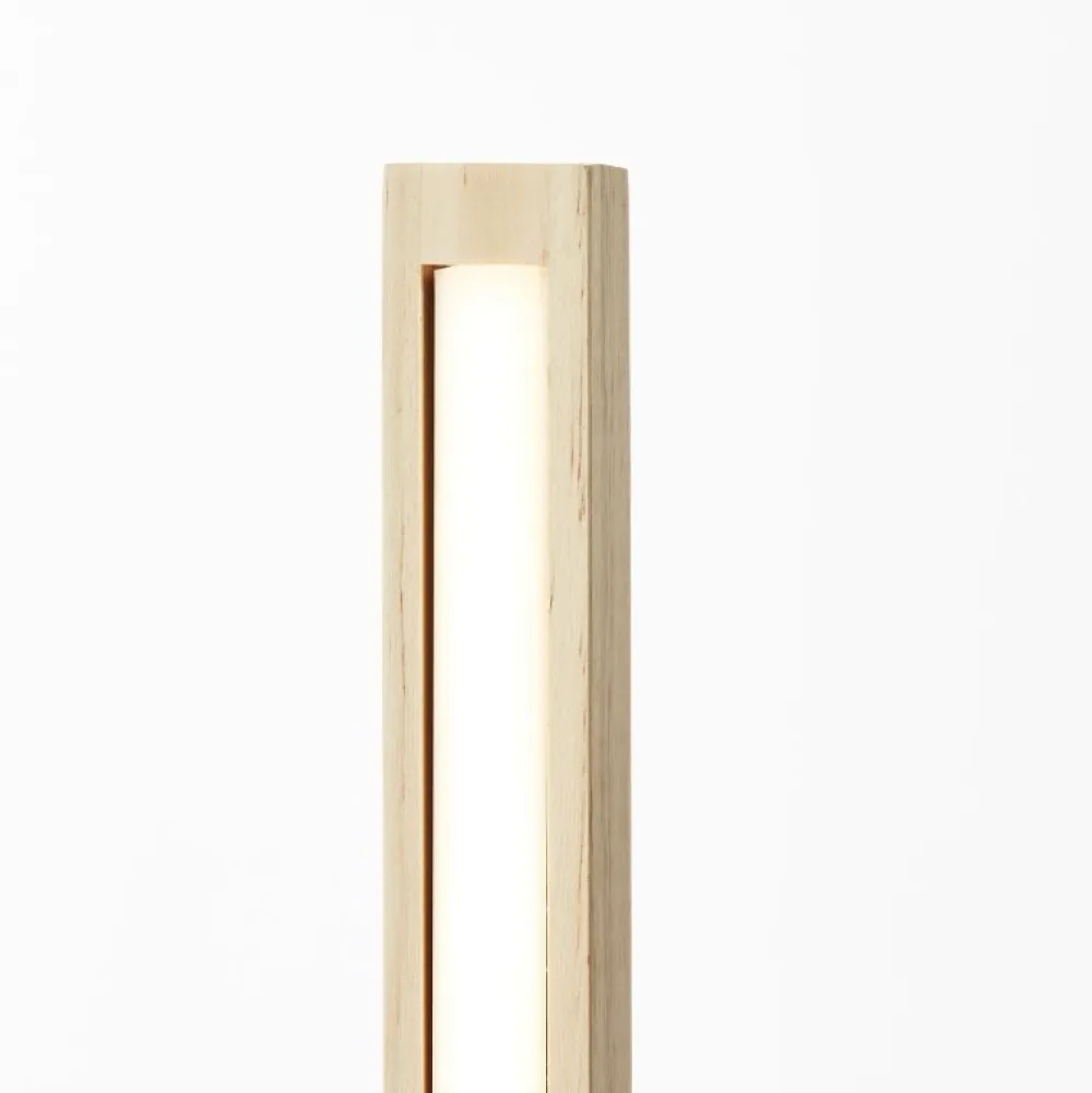 New Brilliant Arion golvlampa Trä