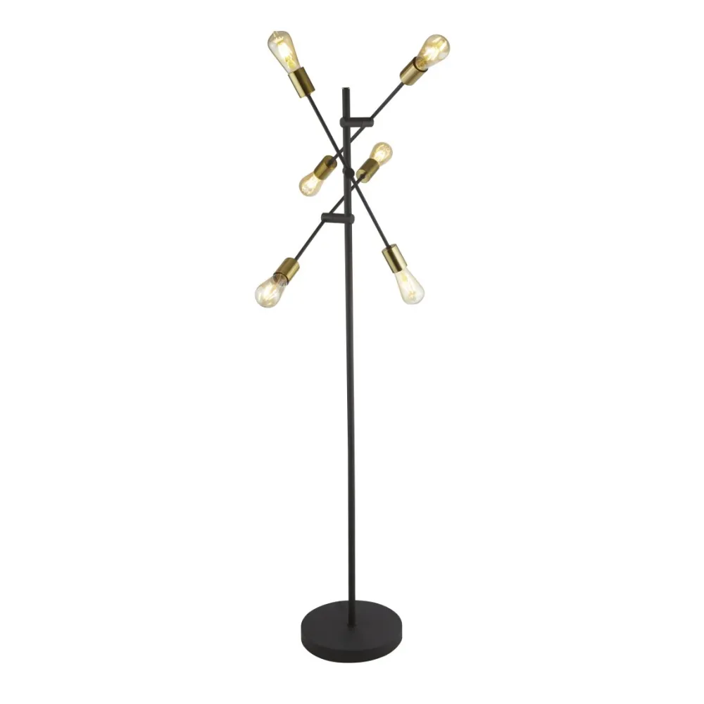 Discount Searchlight Armstrong golvlampa Mattsvart
