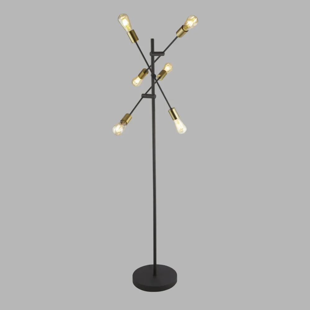 Discount Searchlight Armstrong golvlampa Mattsvart