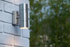 New Lucide Arne-Led utelampa Satin krom