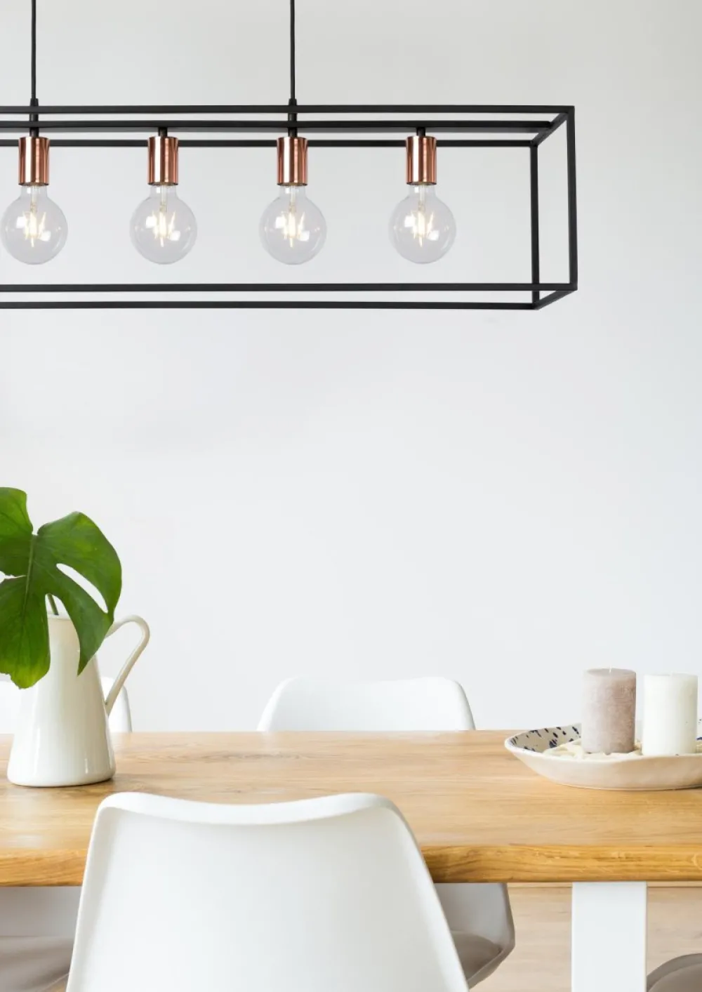 Hot Lucide Arthur 100cm taklampa Svart