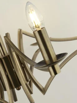 Hot Searchlight Ascot Ø72 taklampa Antikmässing