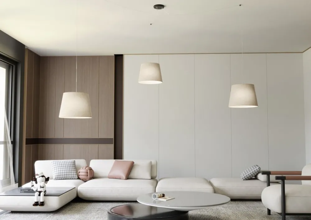 New Emibig Lighting Ascot 3xØ38 taklampa Beige