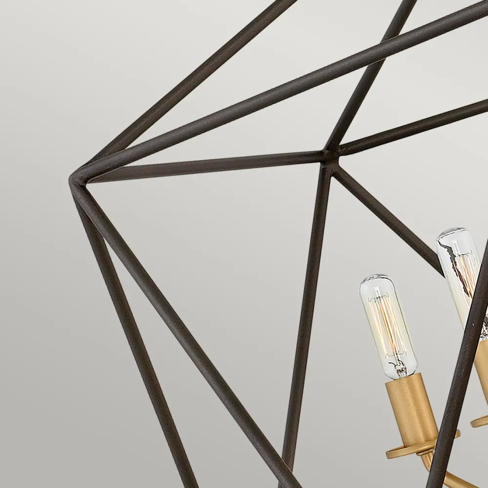 Hot Elstead Lighting Astrid Ø70 taklampa Matt brons