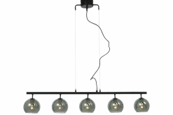 Hot Aneta Lighting Atom 114cm taklampa Rökgrå