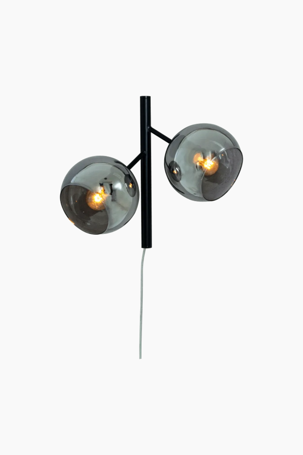 Online Aneta Lighting Atom 33cm vägglampa Rökgrå