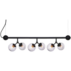 Discount Halo Design Atom horizontal 80cm taklampa Svart