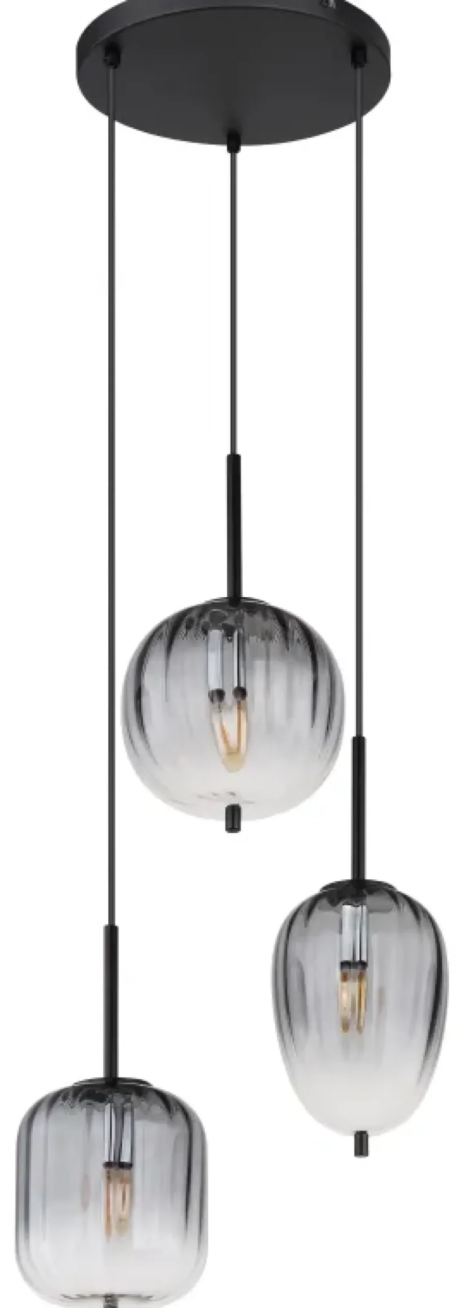 Globo Lighting Attila Ø46 taklampa Rökfärgad