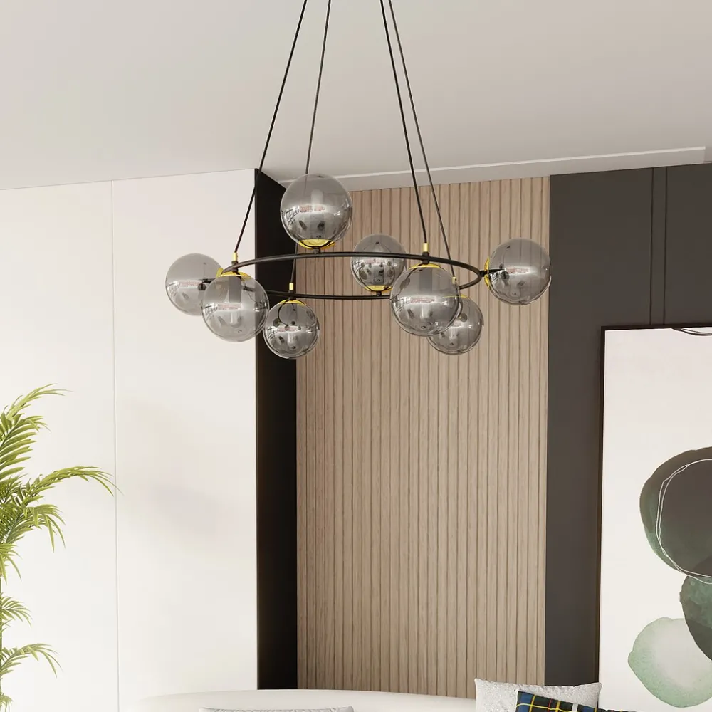 Clearance Emibig Lighting Azura Ø75 taklampa Rökfärgad