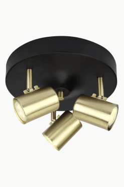 Online Aneta Lighting Balder 3 spotlight Matt Mässing