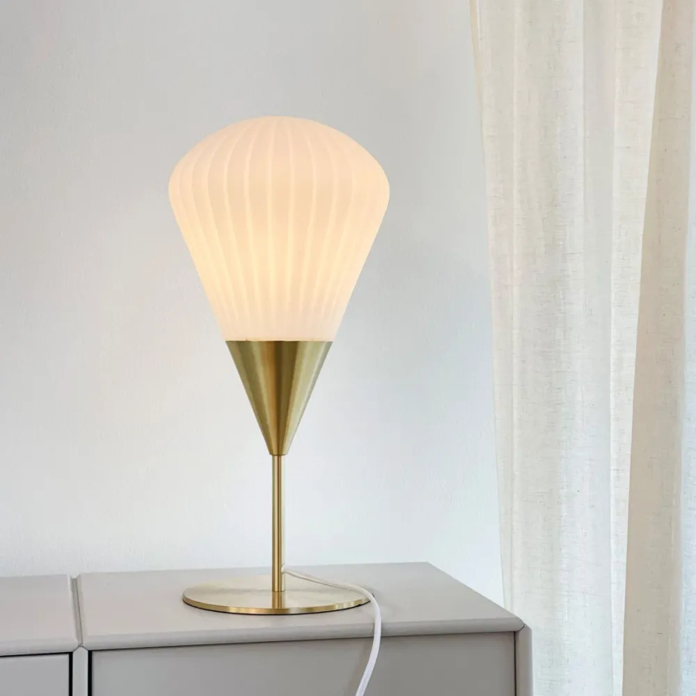Online Dyberg Larsen Ballon 45cm bordslampa Vit