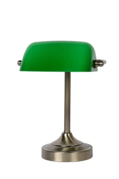 Discount Lucide Banker 30cm skrivbordslampa Brons