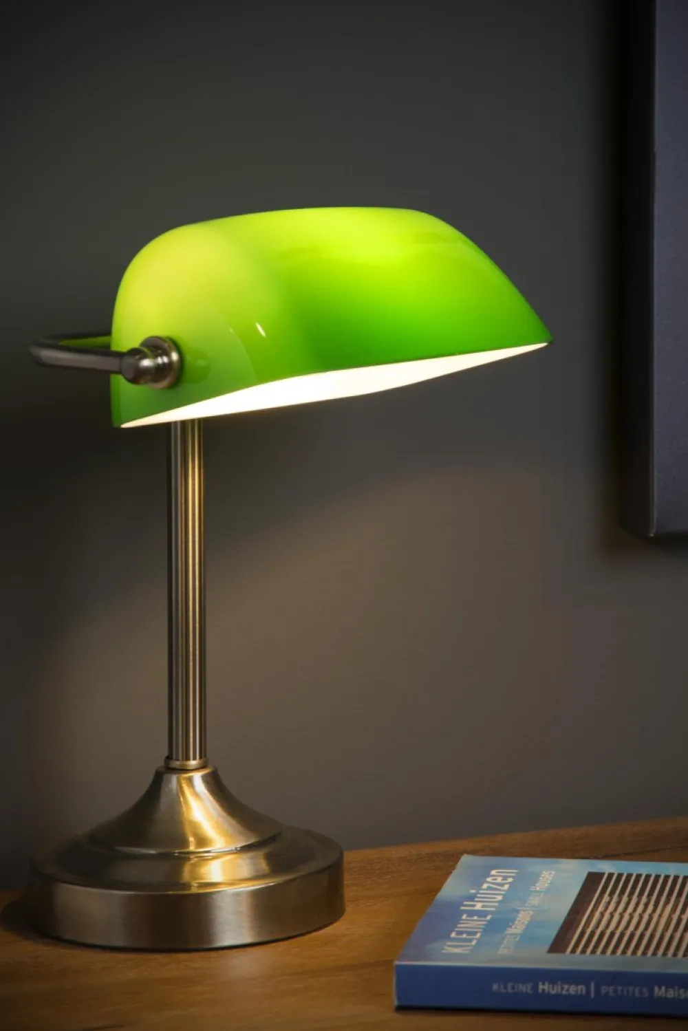 Discount Lucide Banker 30cm skrivbordslampa Brons