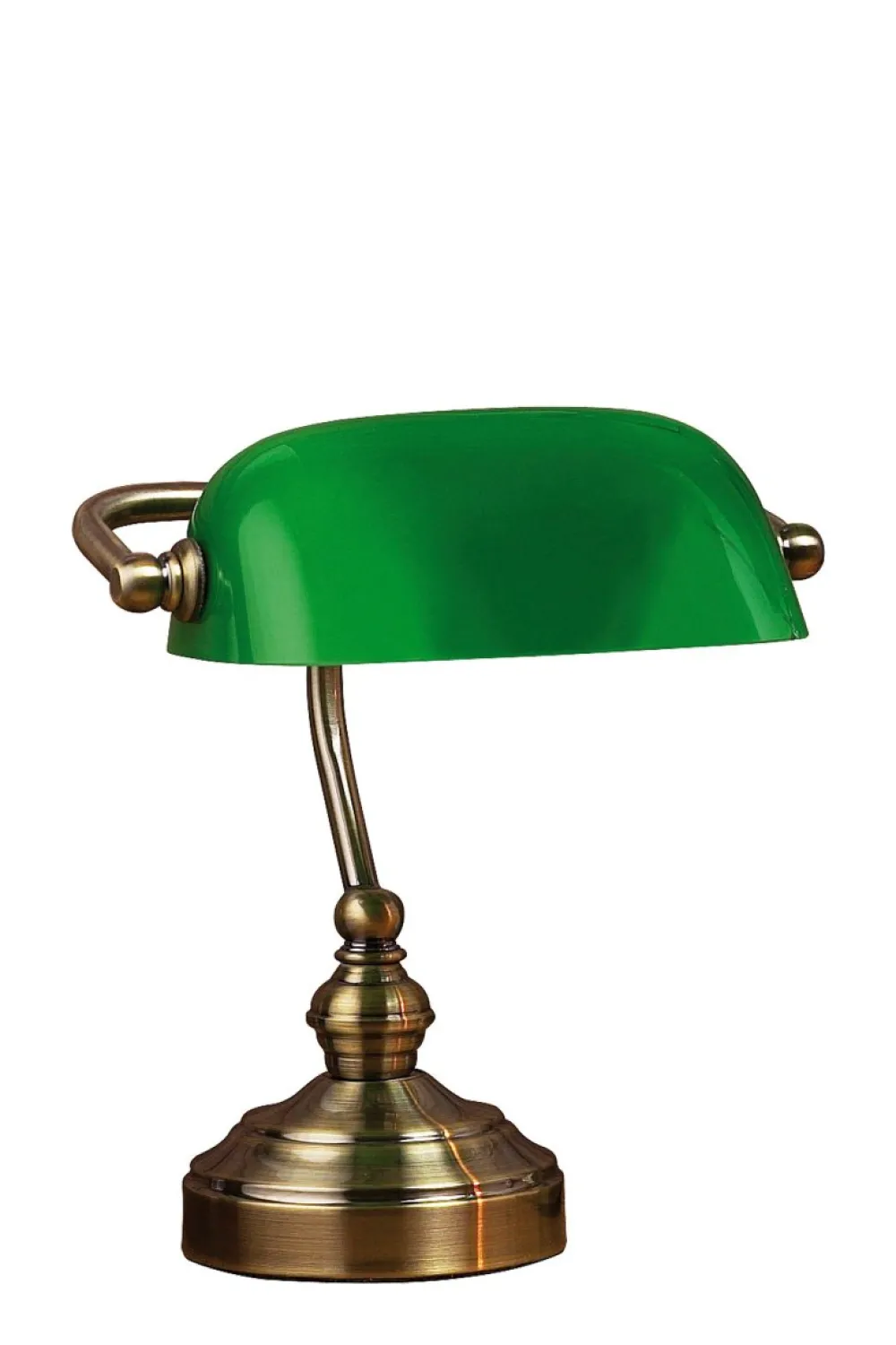 Best Markslöjd Bankers 25cm skrivbordslampa Antikmässing