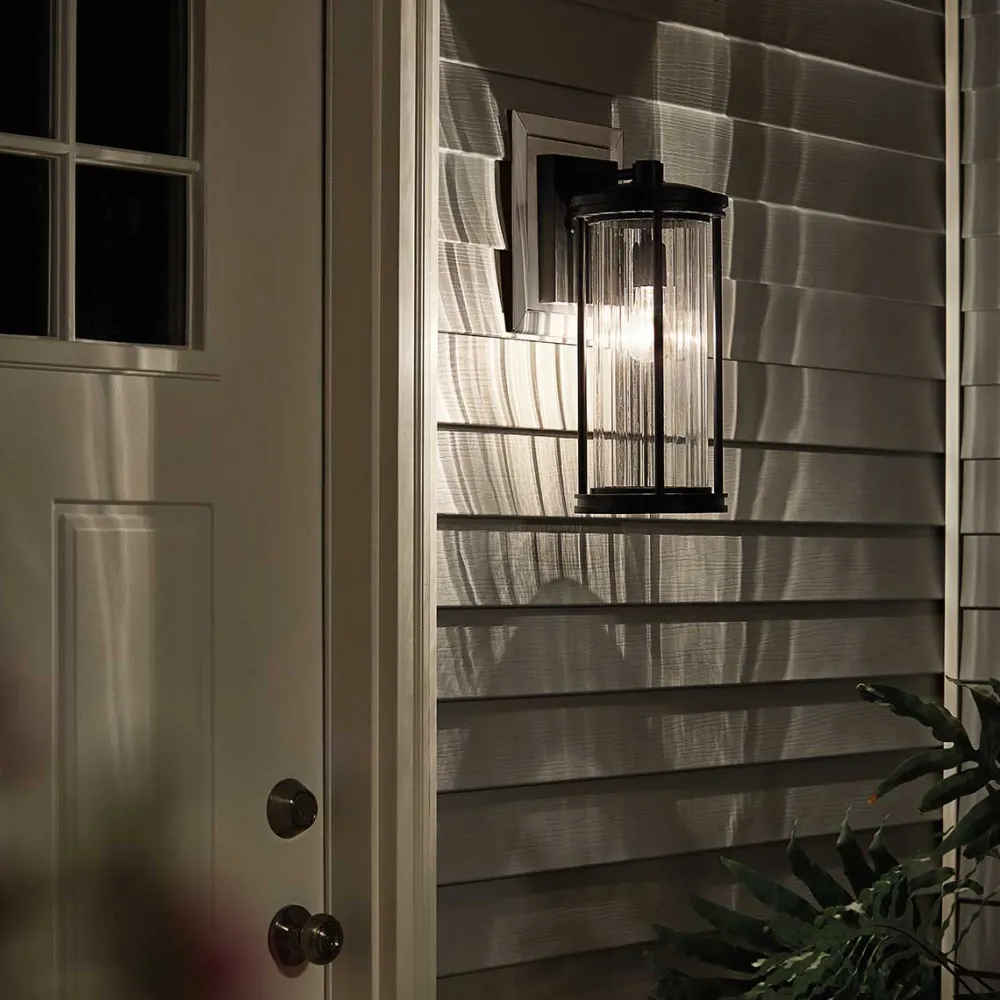 New Elstead Lighting Barras utelampa Svart
