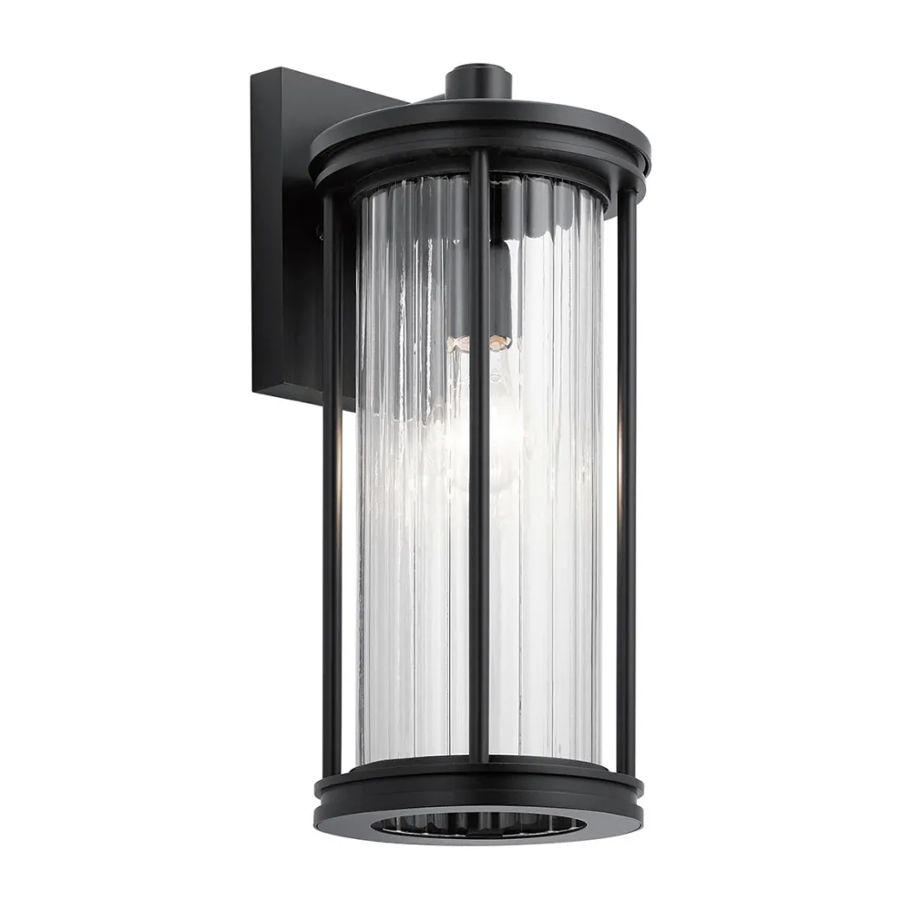 New Elstead Lighting Barras utelampa Svart