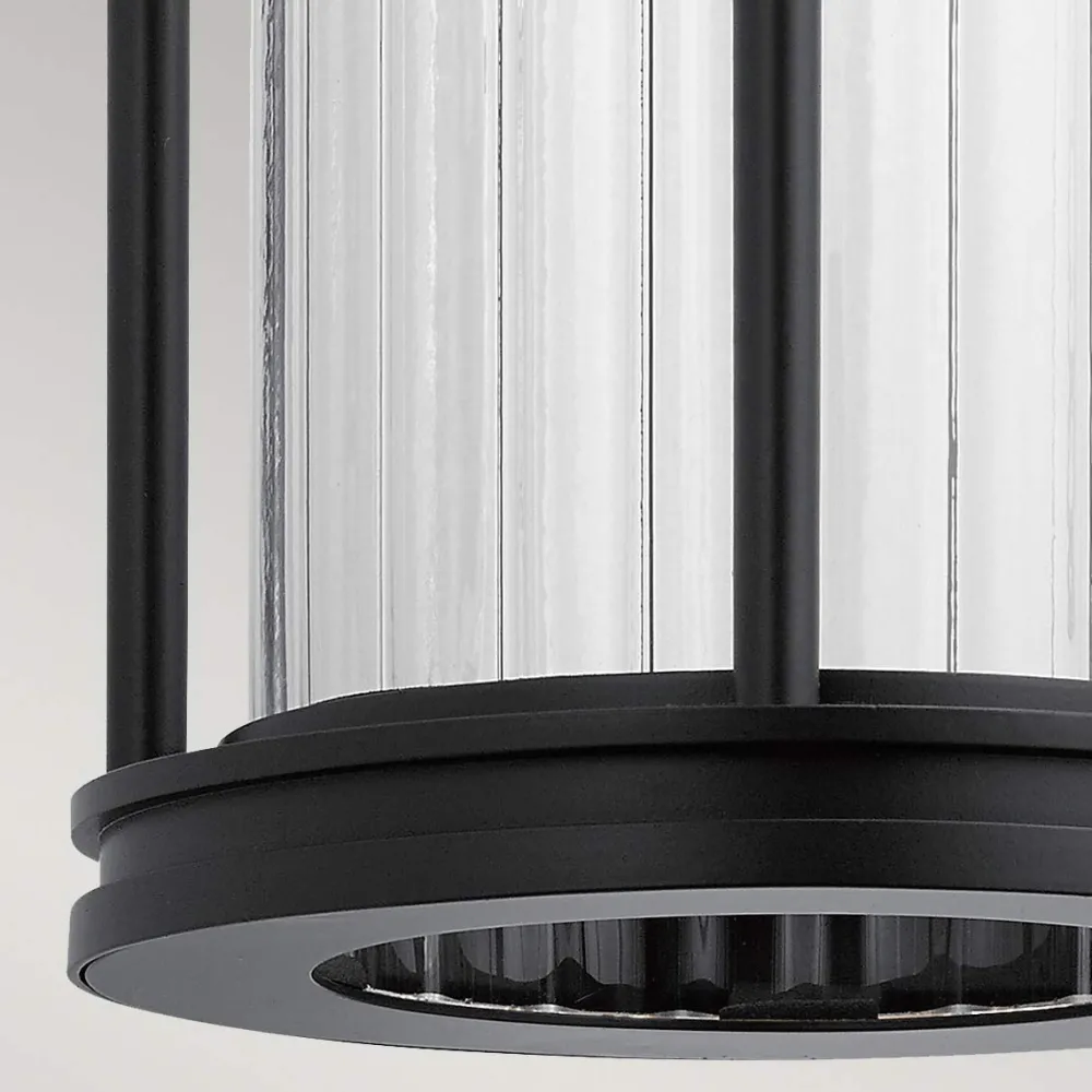 New Elstead Lighting Barras utelampa Svart