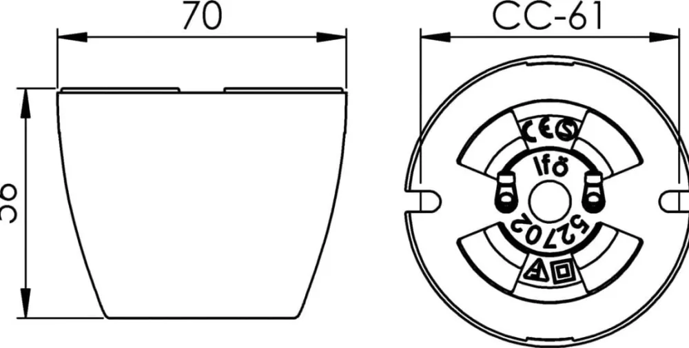 Hot Ifö electric Basic spotlight