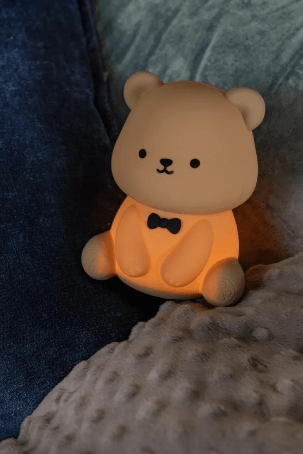 Hot Lucide Bear barnlampa Brun