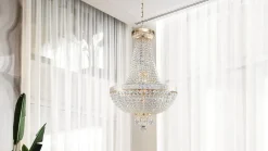 Best Maytoni Bella Ø40 kristall Guld